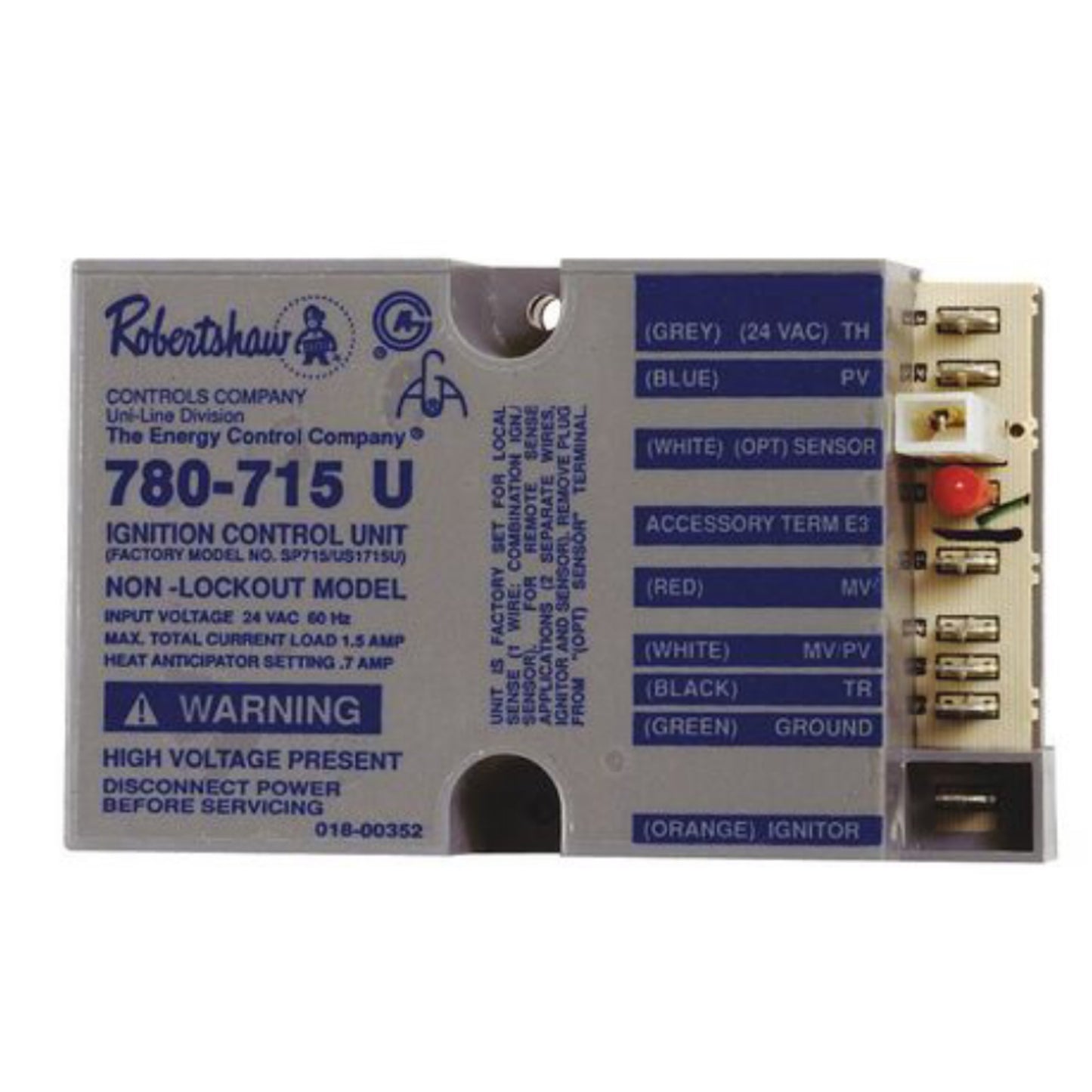 Robertshaw 780-715U Control Module