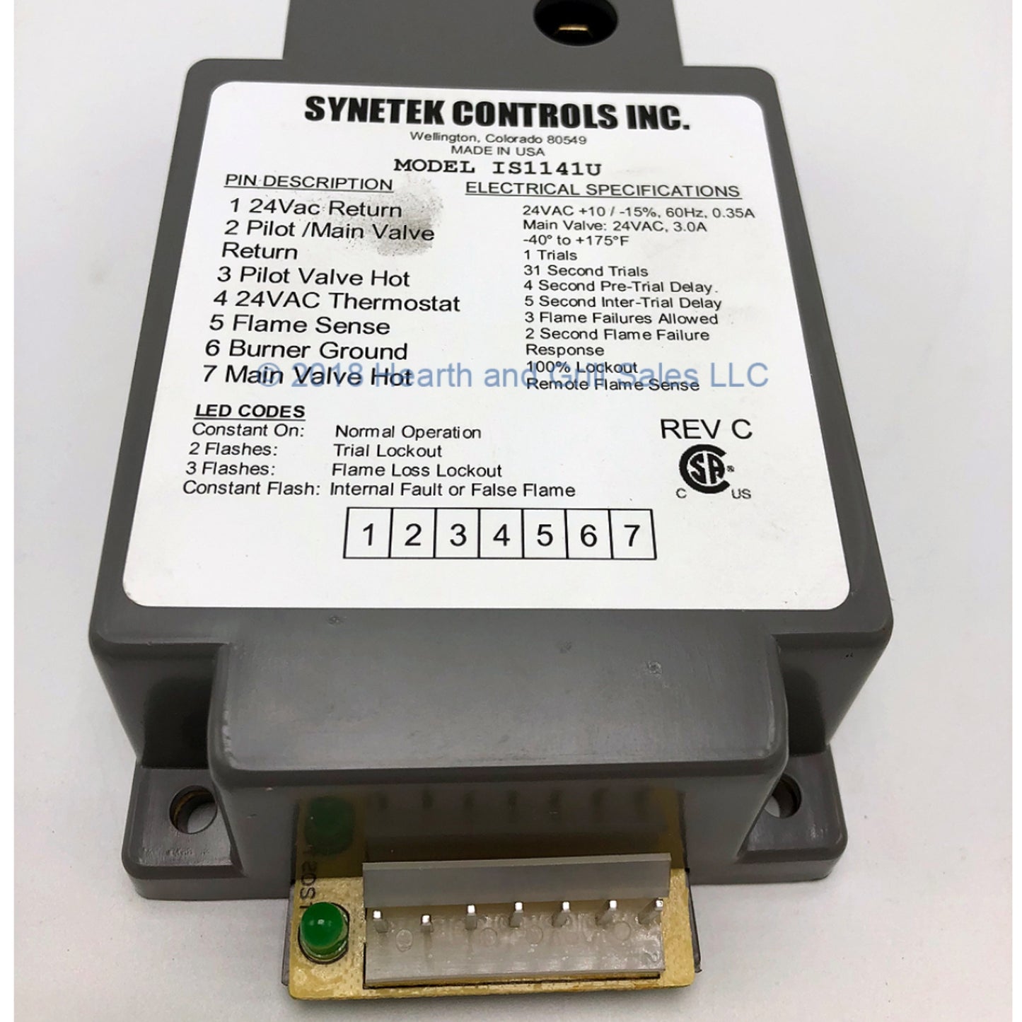 Synetek Controls - IS1141U