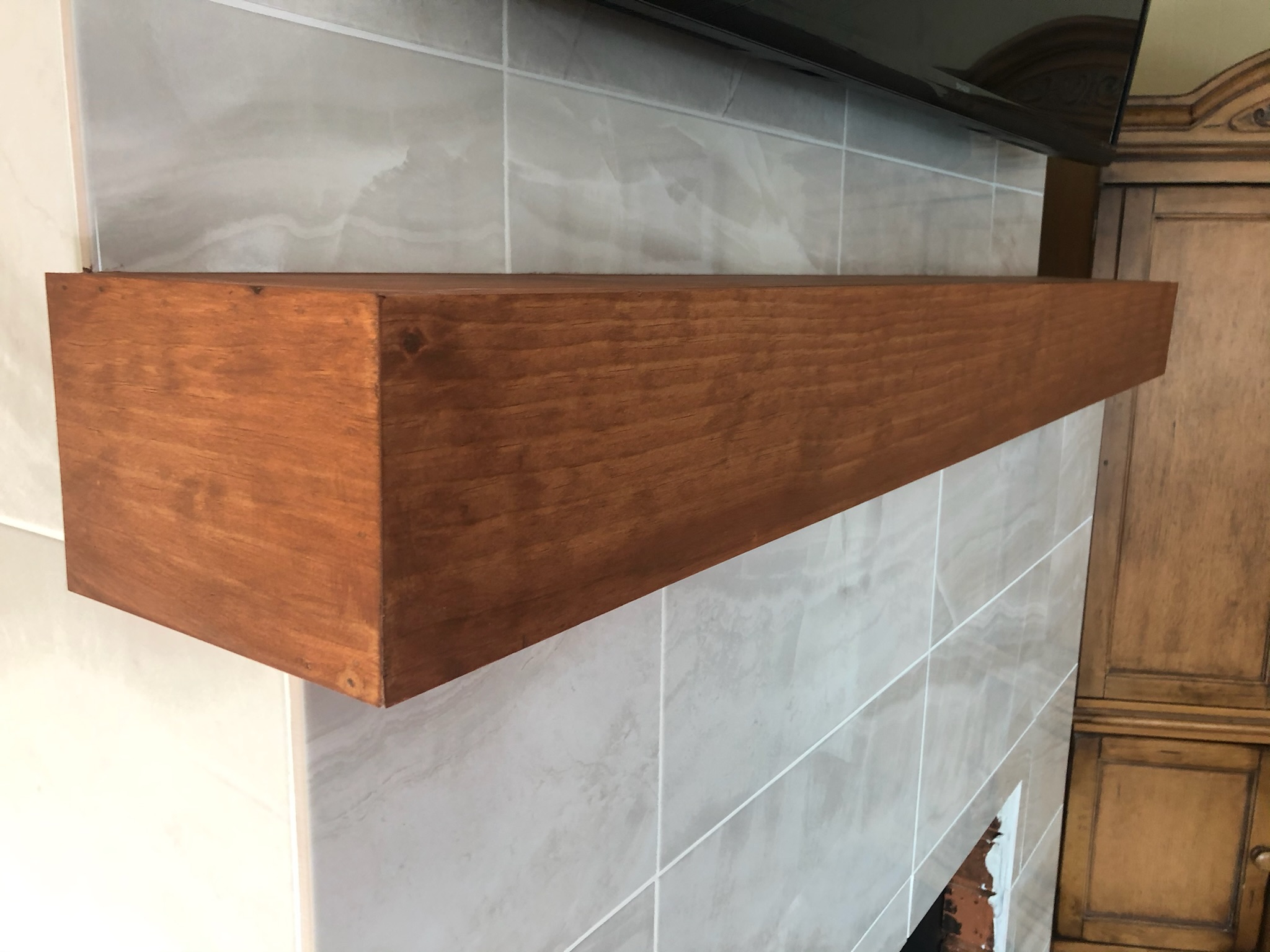 custom mantel photo 2