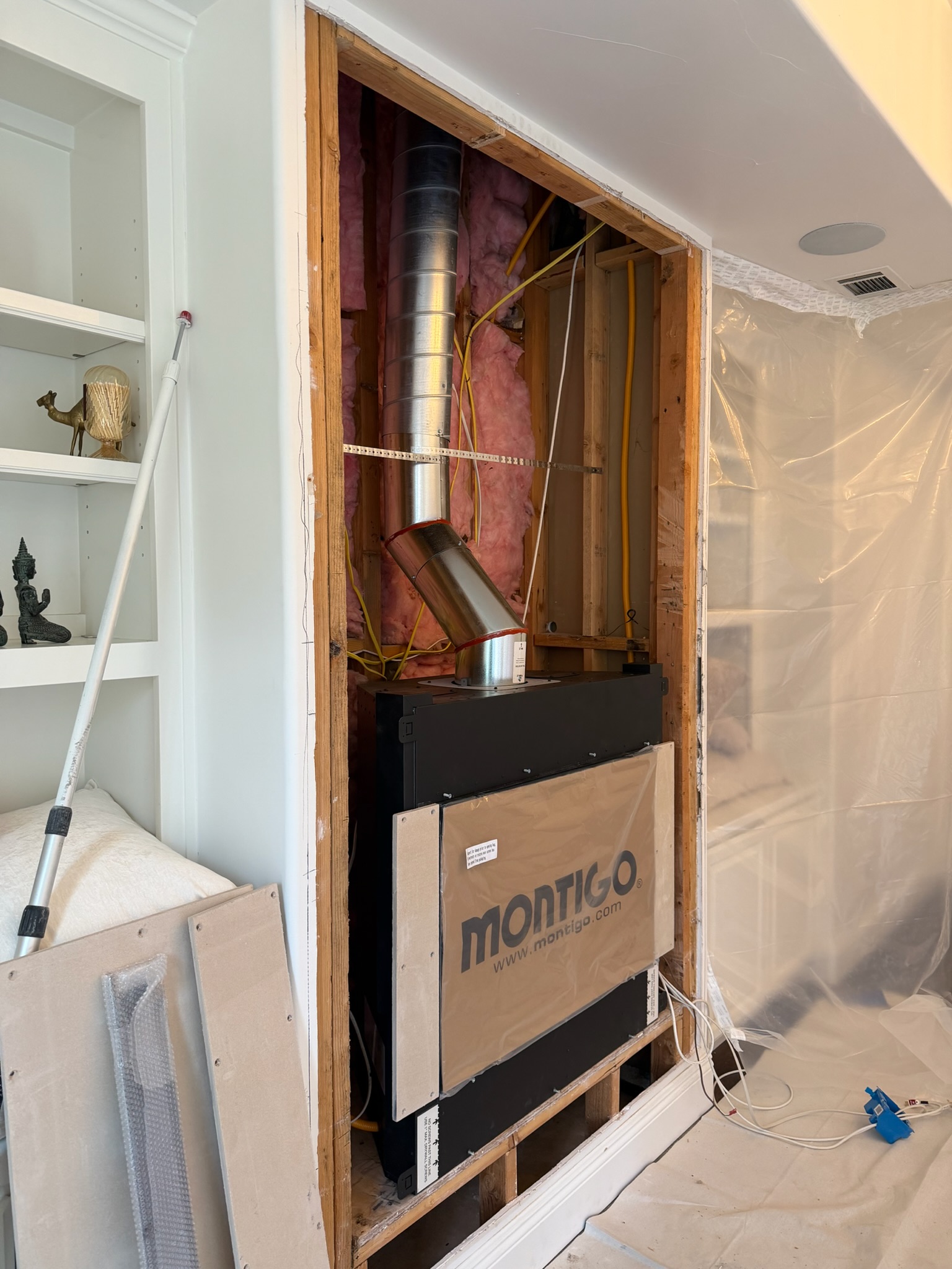 gas fireplace installation photo 2