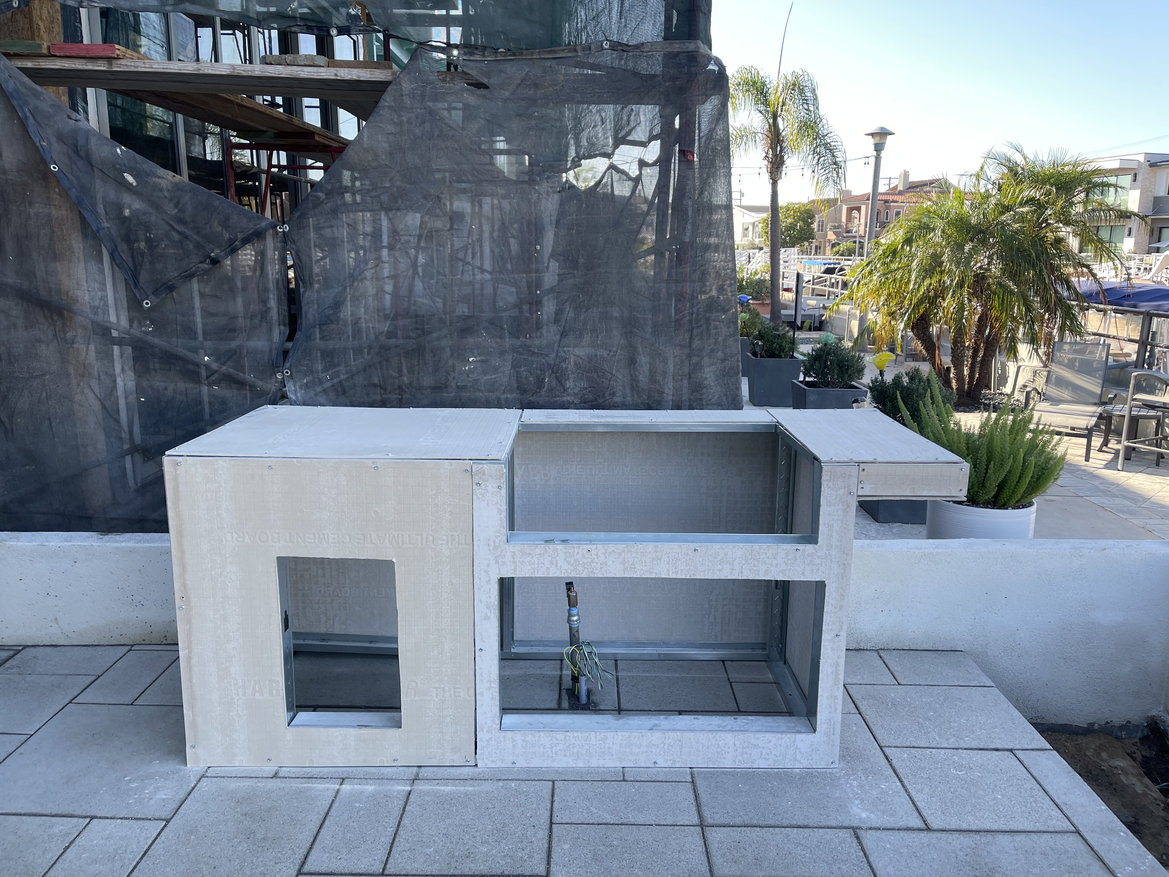 outdoor kitchen project photo 2